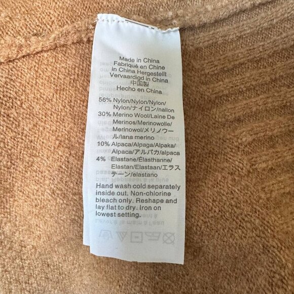 J. CREW Rhinestone Wool-Blend Trendy Color Sweater - Size Small - Picture 6 of 7